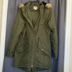 Mossimo Olive Parka